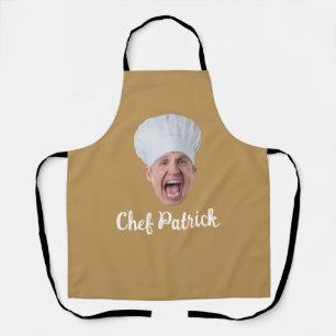 Persönliches Geschenk Chef Gesicht Schürze