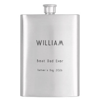Persönliches Geschenk für Papa | Individueller V Flachmann