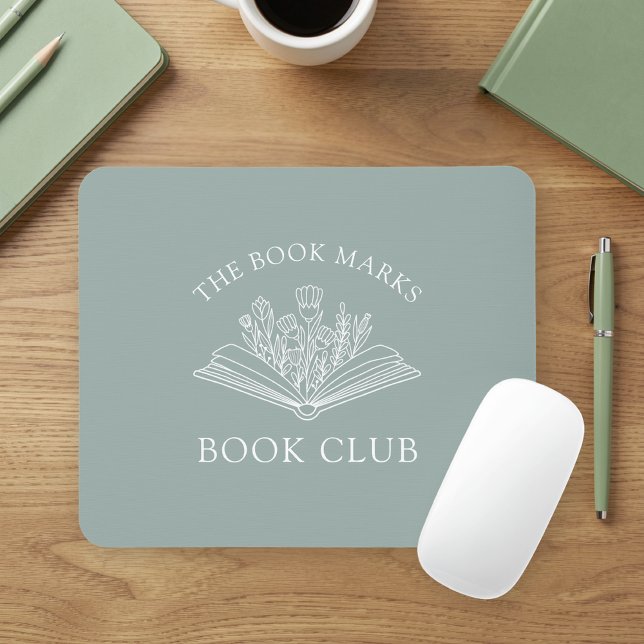 Persönliches Geschenk mit Buchclub-Namen Mousepad (Von Creator hochgeladen)