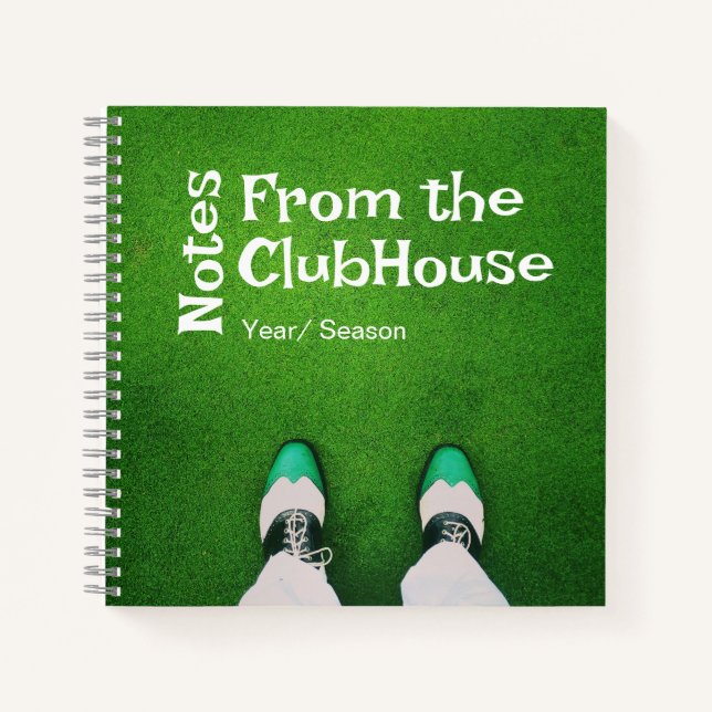 Persönliches Golf Memory-Journal-Notebook Notizbuch (Vorderseite)
