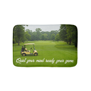 Persönliches Golfdesign Badematte
