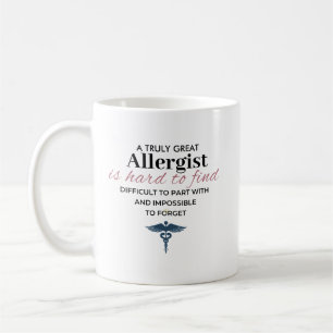 Persönliches großartiges Zitat eines Allergologen Kaffeetasse