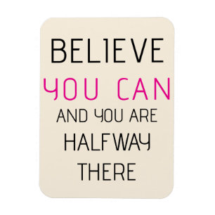Persönliches Inspirationszitat Magnet