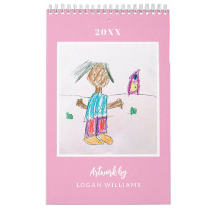 Persönliches Kunstwerk-Weihnachtsgeschenk für Kind Kalender