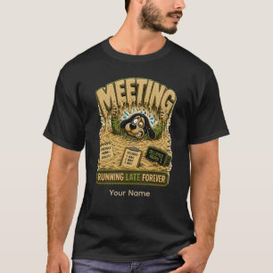 Persönliches lustiges Bürobe-Shirt 'Meeting Maze', T-Shirt