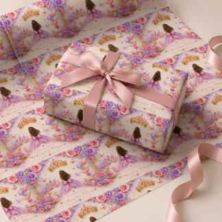Persönliches Märchenbuch Prinzessin Geburtstag Geschenkpapier
