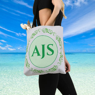 Persönliches Monogramm-Design. Tasche