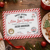Persönliches offizielles Weihnachtsmann-Nice-List-