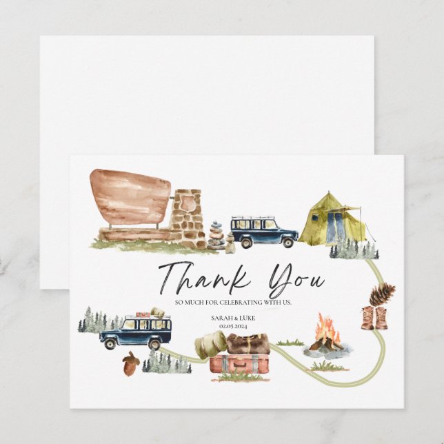 Persönliches Party des Nationalparks dank Karte (Vorne/Hinten)