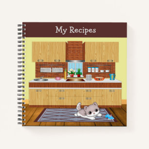 Persönliches Rezeptbuch Notizbuch