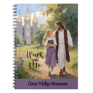 Persönliches Tagebuch 'Gehe mit mir' für christlic