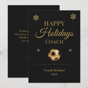 Persönliches Trainer-Team Frohe Weihnachten Fußbal