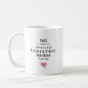 Persönliches Zitat einer pädiatrischen Krankenschw Kaffeetasse