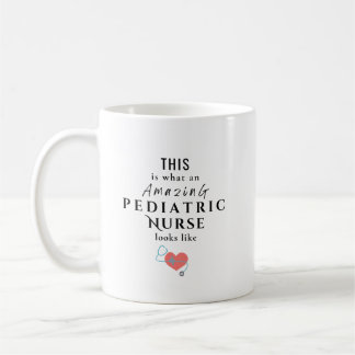 Persönliches Zitat einer pädiatrischen Krankenschw Kaffeetasse
