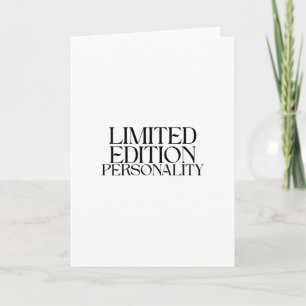 Persönlichkeit mit limitierter Auflage Corporate I Karte