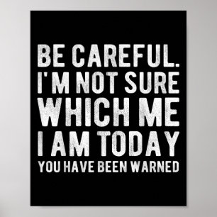 Persönlichkeit Sarcastic Morning Attitude Poster