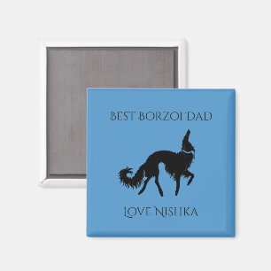 Persönlichster Borzoi-Vater Magnet