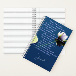 Persönlichtes Seligpreisungen-Tagebuch Notizbuch