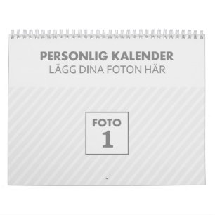 Personlig 2024 familjekalender fotokalender årskal kalender