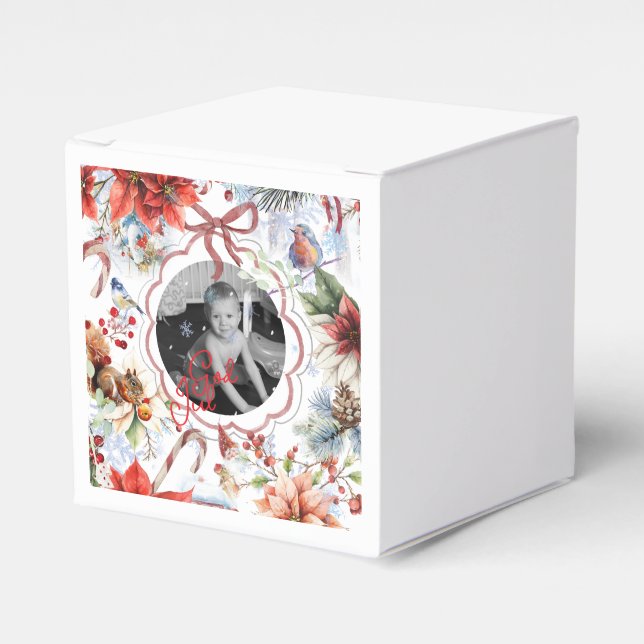 Personlig juldekor med foto  geschenkschachtel (Vorderseite)