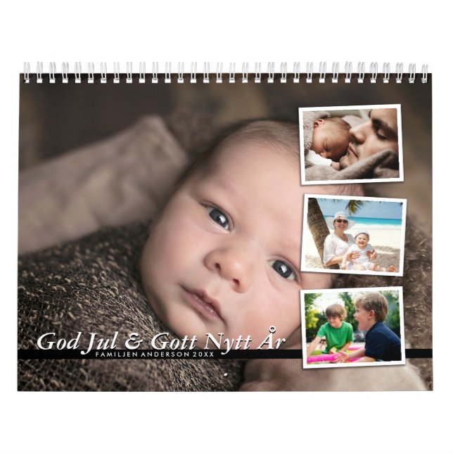 Personlig kalender - Familj fotoalmanacka 2024 (Titelbild)