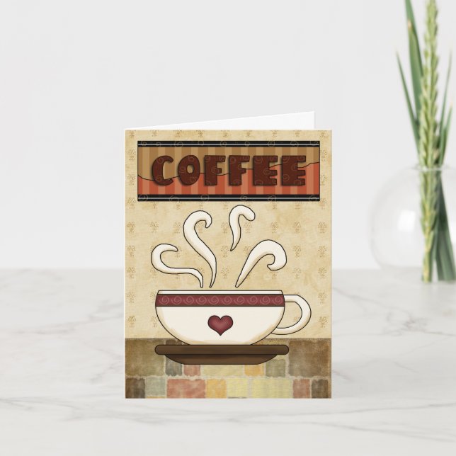 personlized Kaffeekarte Karte (Vorderseite)