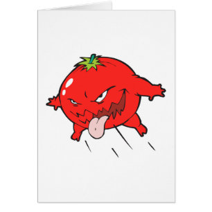 personnage de dessin animé de tomate pourrie en co