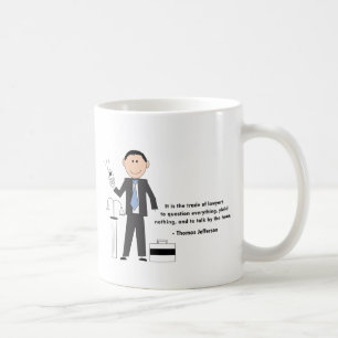 Personnages en allumettes de tasses