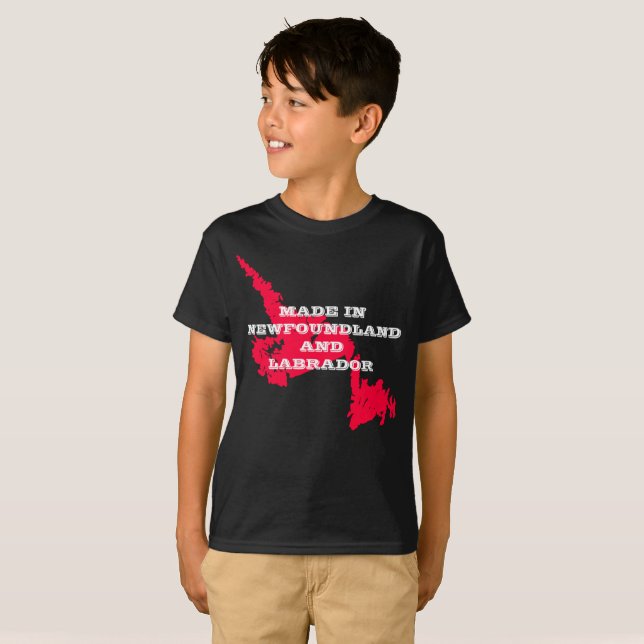 Personnalisable d'enfants fait dans le T-shirt de (Devant entier)