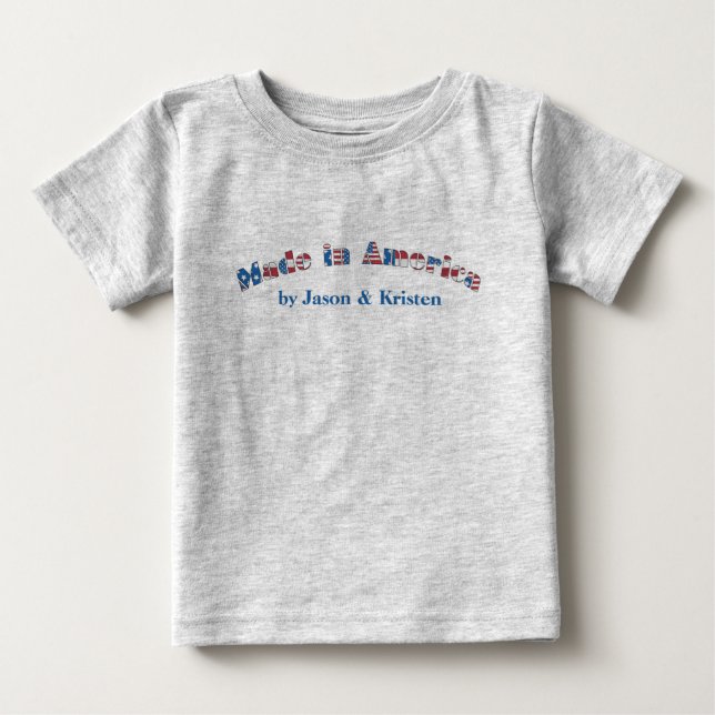 Personnalisable fait dans le T-shirt d'enfant en (Devant)