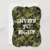 Personnalisable invitation camouflée à combattre z