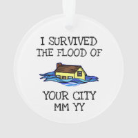 Personnalisable j'ai survécu à l'inondation