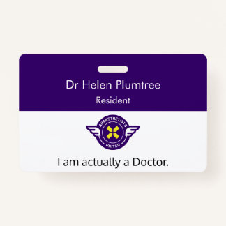 Personnalisable Je suis en fait un badge d'identif