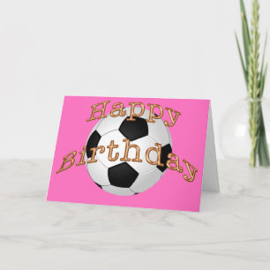 Personnalisable Joyeuses Cartes de Football Annive