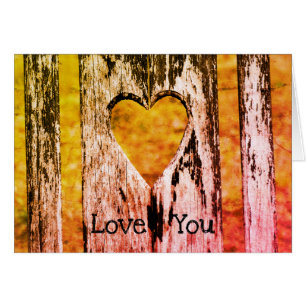 Personnalisable "Love You" Chaise en bois Retour