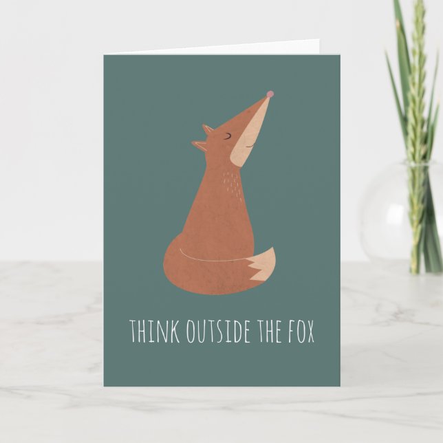 Personnalisable Minimaliste Cute Fox (Devant)