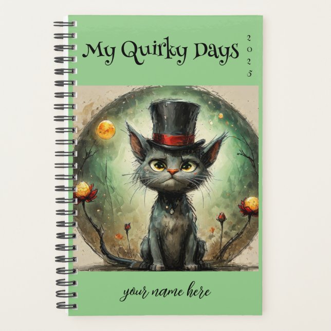 Personnalisable - Planificateur "My Quirky Days" (Devant)