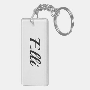 personnalisable prénom Elli noir blanc