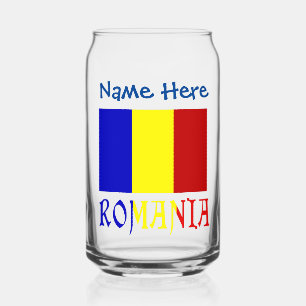 Personnalisation Bleue du Drapeau de la Roumanie e