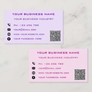 Personnalisation de votre modèle de carte de visit