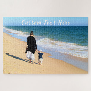 Personnalisation de votre puzzle photo avec texte 
