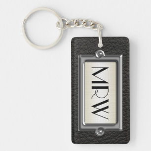 Personnalisation masculine exécutive à 3 lettres