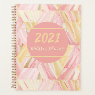 Personnalisé 2021 Abstrait Art Motif Or rose