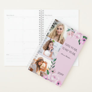 Personnalisé 3 Photo Rose Floral 2022