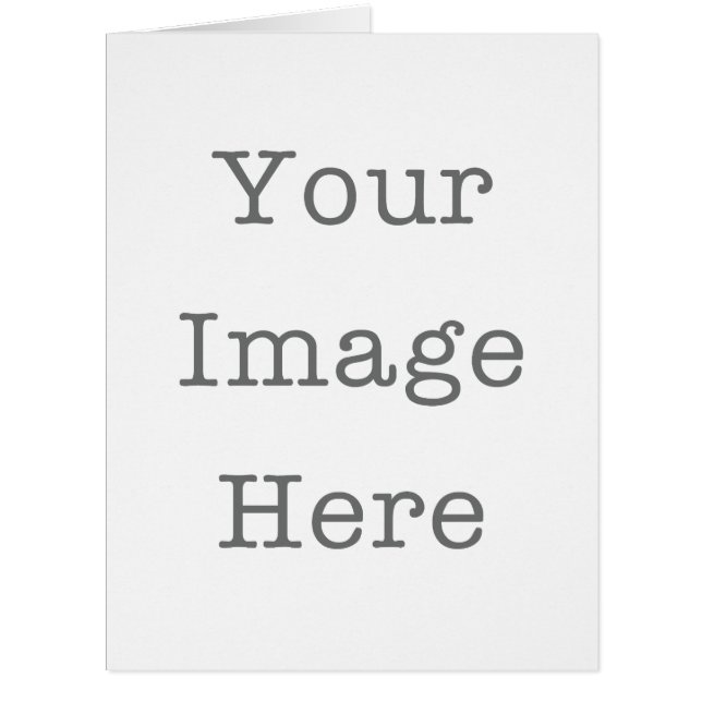 Personnalisé 8,5 x 11 Cartes photos - Grand Person (Devant)