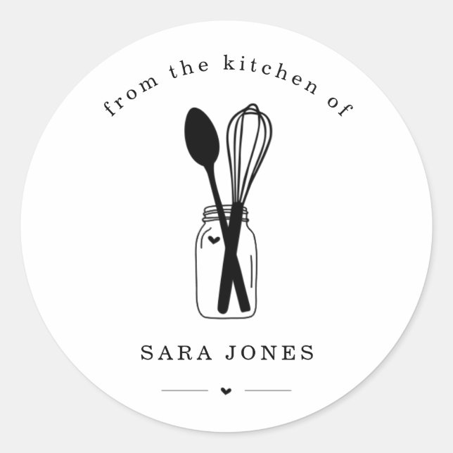 Personnalisé à partir de la cuisine de Sticker (Devant)