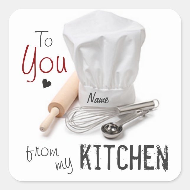 Personnalisé À Partir De Mes Stickers Cuisine (Devant)