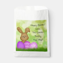 Personnalisé à partir des Sacs Favor Bunny de Pâqu