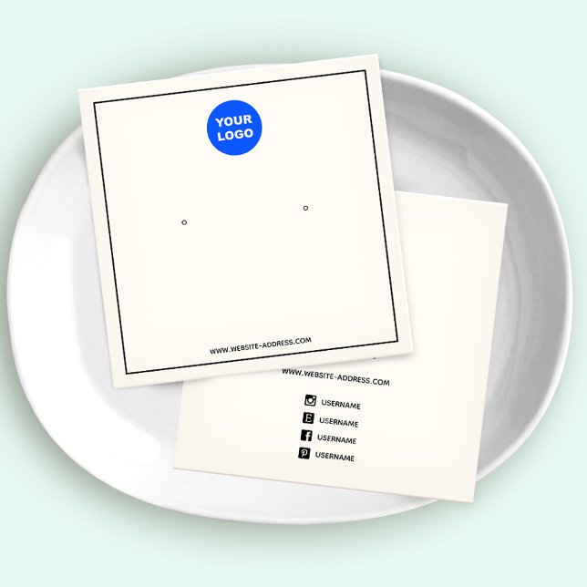 Personnalisé Ajouter Logo Cream Écouter Bijoux Écr (Créateur téléchargé)