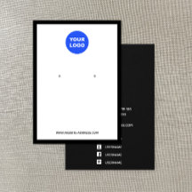 Personnalisé Ajouter Logo Écran de bijoux à oreill